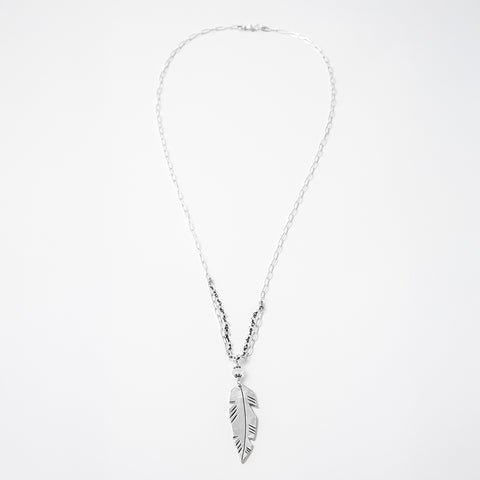 Quartz Feather Necklace