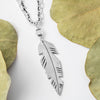 Quartz Feather Necklace