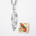 Quartz Feather Necklace