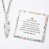 Quartz Feather Necklace