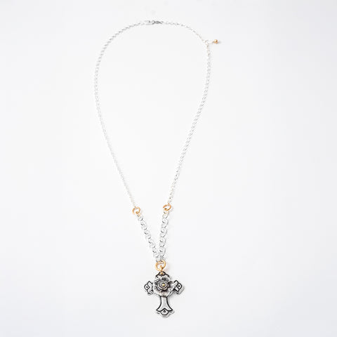 Beauty of the Cross Flower Necklace