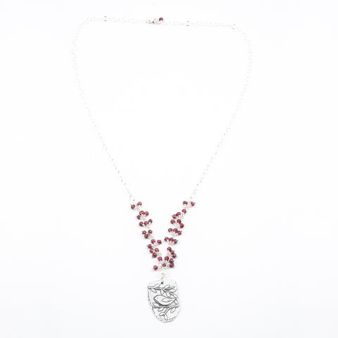 Garnet Birds of the Air Necklace