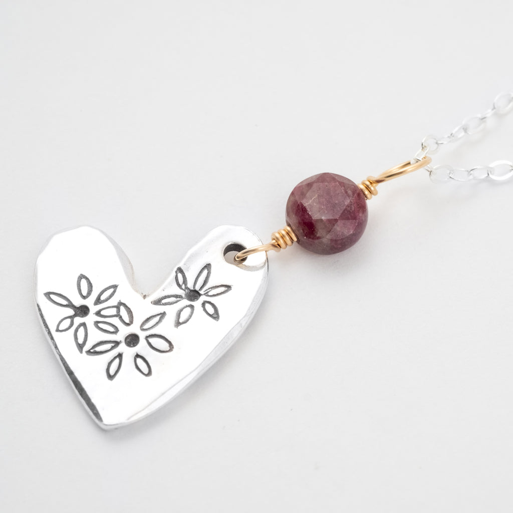 Aster Heart Necklace