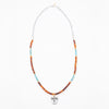 Beaded Rugged Cross Necklace