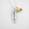 Feather Cluster Necklace