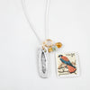 Feather Cluster Necklace