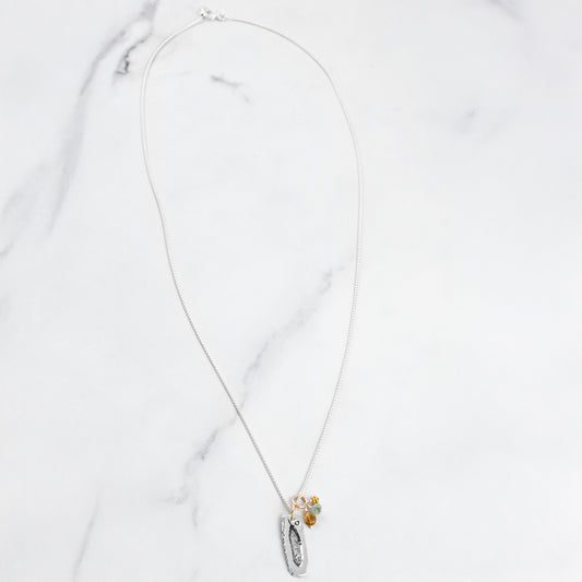 Feather Cluster Necklace - Holly Lane