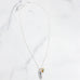 Feather Cluster Necklace
