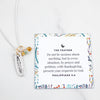 Feather Cluster Necklace