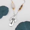 Key Cross Necklace