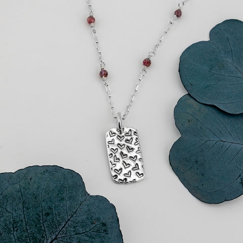 Tiny Hearts Loved Necklace