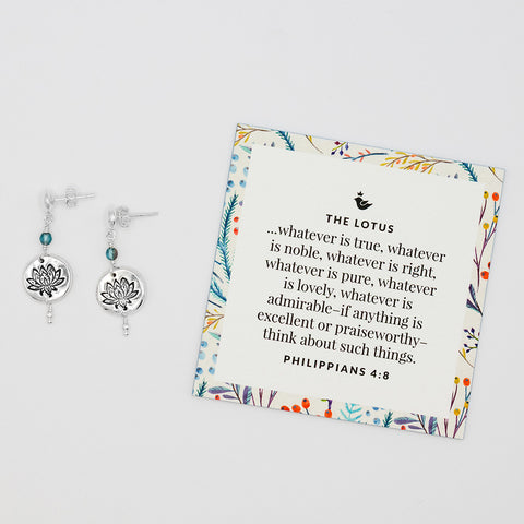 Lotus Earrings