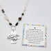 Large Birds of the Air Cross Necklace