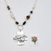 Large Birds of the Air Cross Necklace