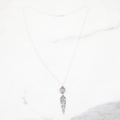 Feather Necklace - Holly Lane