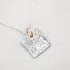 Square Faith Over Fear Necklace - Holly Lane