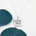 Square Faith Over Fear Necklace - Holly Lane