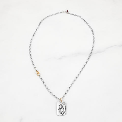 Simple You Are Enough Necklace - Holly Lane