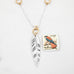 Simple Feather Necklace - Holly Lane