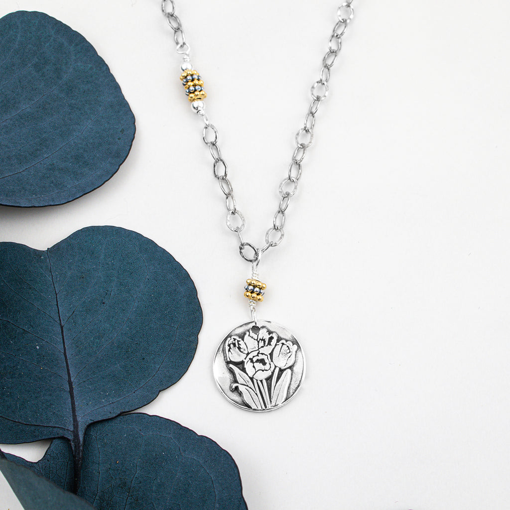 You Are Enough Bouquet Necklace - Holly Lane