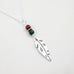 Petite Feather Necklace - Holly Lane