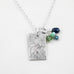 Faith Over Fear Blue Cluster Necklace - Holly Lane