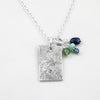 Faith Over Fear Blue Cluster Necklace - Holly Lane