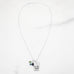 Faith Over Fear Blue Cluster Necklace - Holly Lane