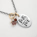 Faith Over Fear Cluster Necklace - Holly Lane