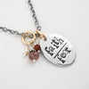 Faith Over Fear Cluster Necklace - Holly Lane