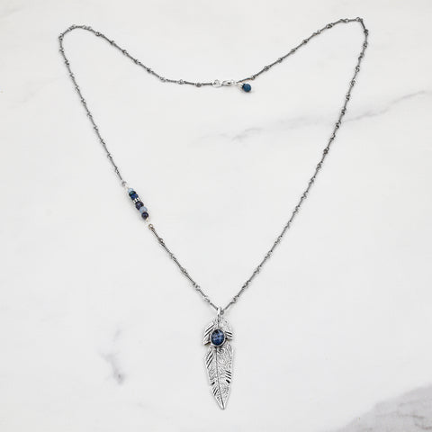 Feather Agate Necklace - Holly Lane