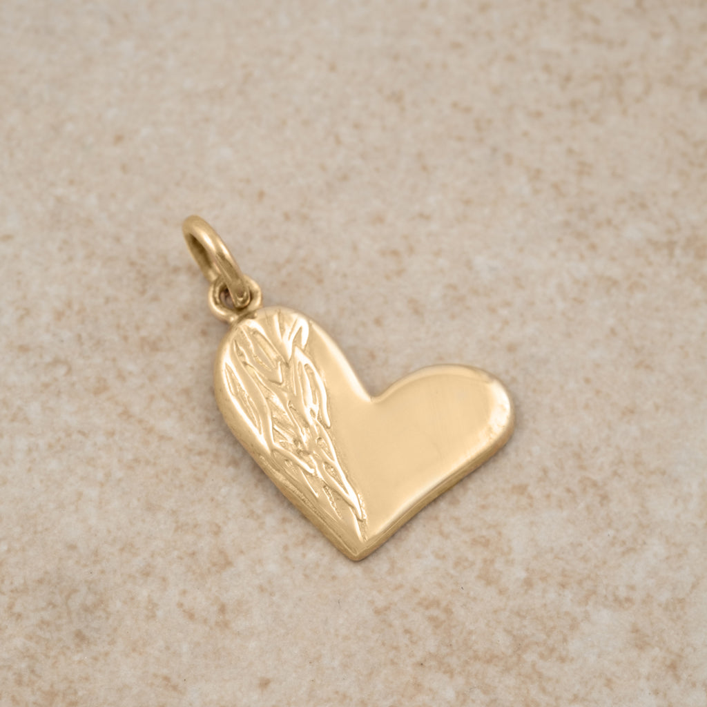 Under His Wings Gold Charm