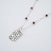 Garnet Heart Necklace