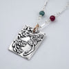 Tourmaline Hummingbird Necklace