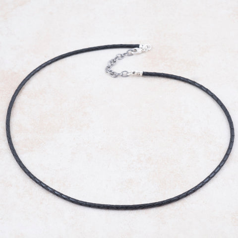 Black Leather Cord - Holly Lane