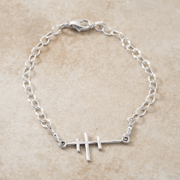 Three Crosses Bracelet
