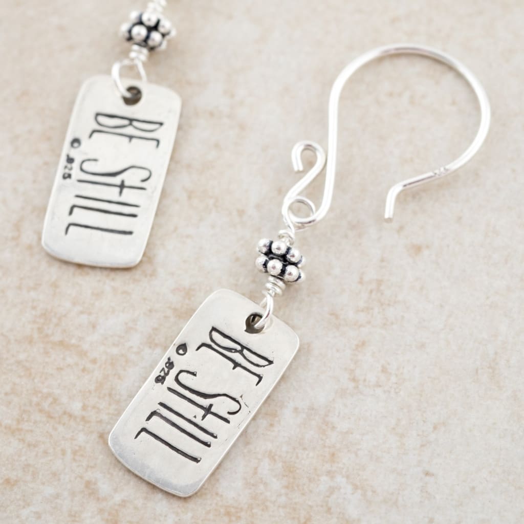Holly Lane Christian Jewelry - Be Still Earrings