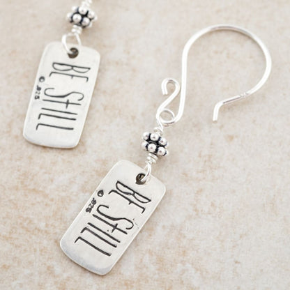 Holly Lane Christian Jewelry - Be Still Earrings