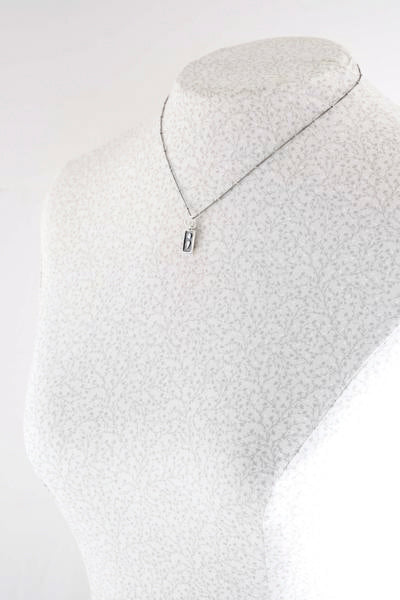 Louis Vuitton Silver Lockit Pendant Necklace