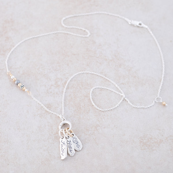 Holly Lane Christian Jewelry - Faith, Hope & Love Necklace