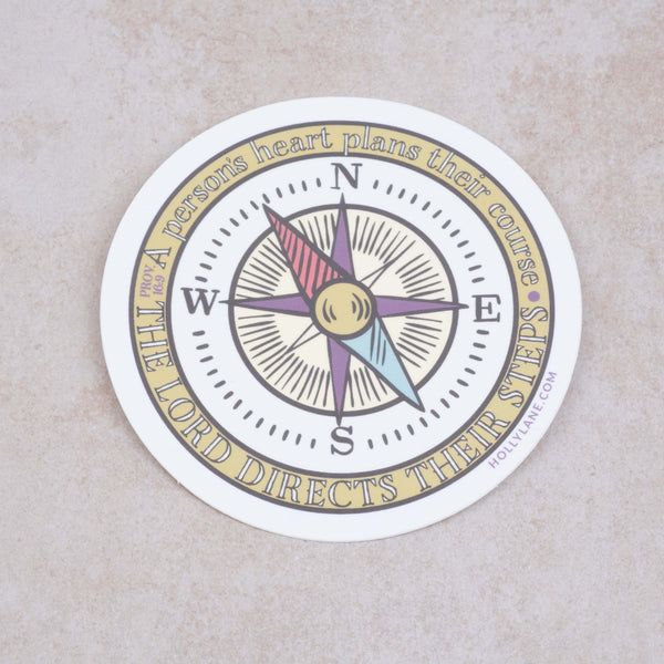 Compass Sticker