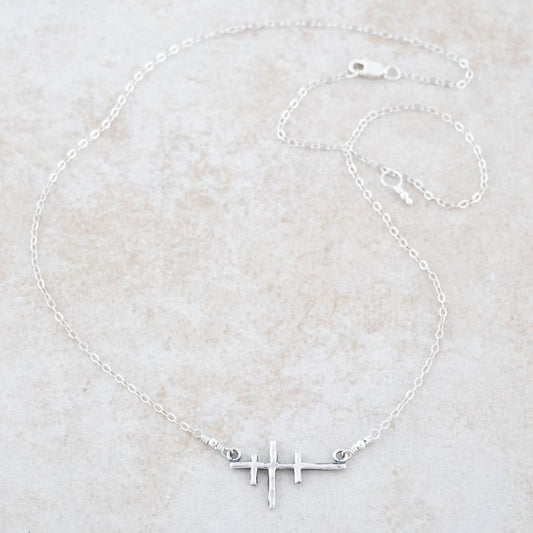 Holly Lane Christian Jewelry - Three Crosses Necklace