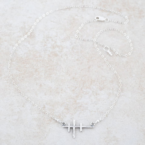 Holly Lane Christian Jewelry - Three Crosses Necklace