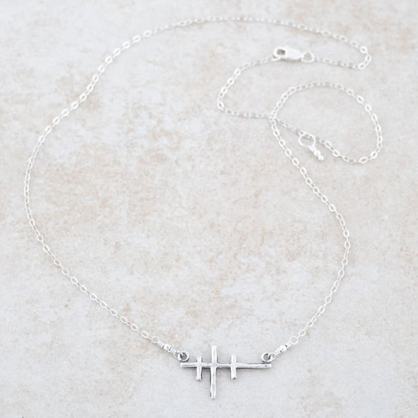 Holly Lane Christian Jewelry - Three Crosses Necklace