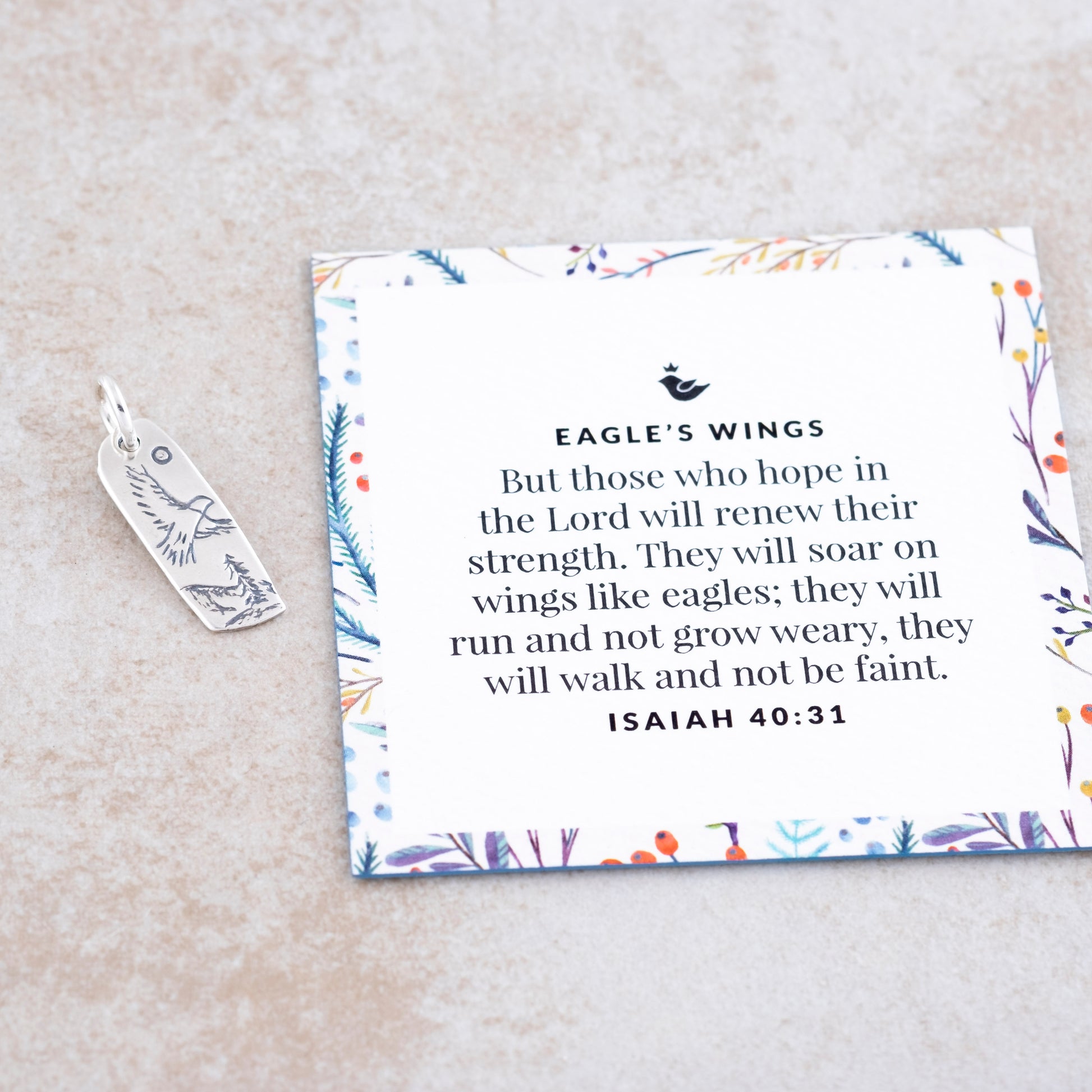 Holly Lane Christian Jewelry - Eagle's Wings Pendant