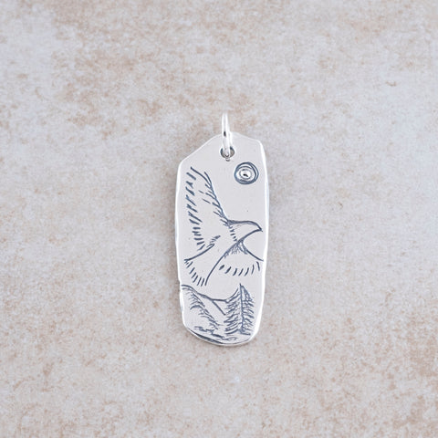 Large Eagle's Wings Pendant - Holly Lane
