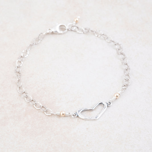 Open Heart Bracelet - Holly Lane