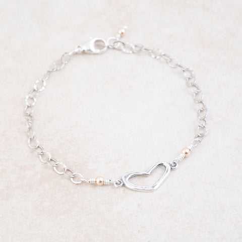 Open Heart Bracelet - Holly Lane