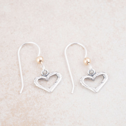 Open Heart Earrings - Holly Lane