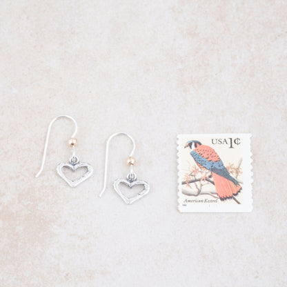 Open Heart Earrings - Holly Lane